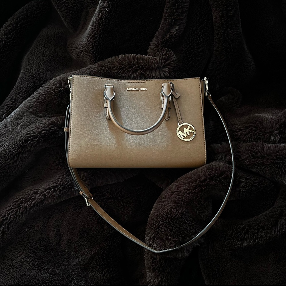 Michael Kors Brown Satchel Bag